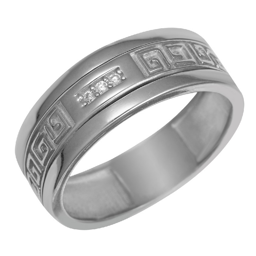 Кольцо, серебро, фианит, 810739